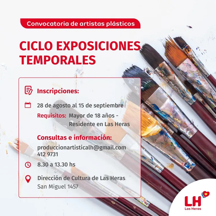 Las Heras, exposiciones temporales