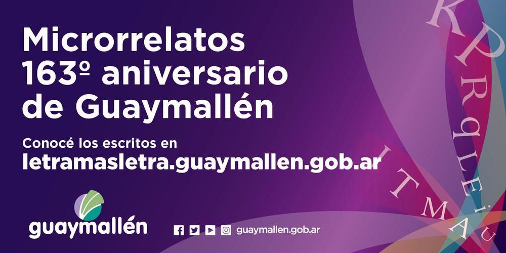 Microrrelatos 163 aniversario de Guaymallén (placa)