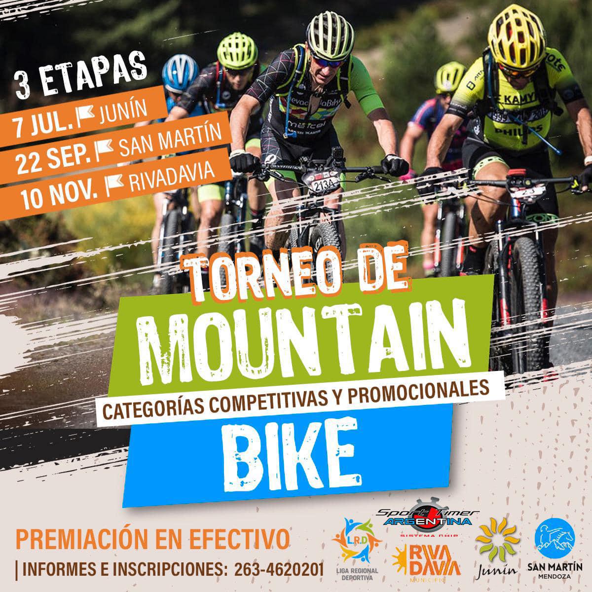 Mountain Bike, Junin, San Martin y Rivadavia