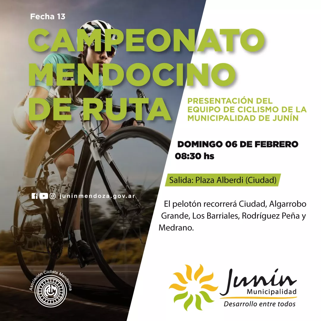 Ciclismo, Junin presenta su equipo
