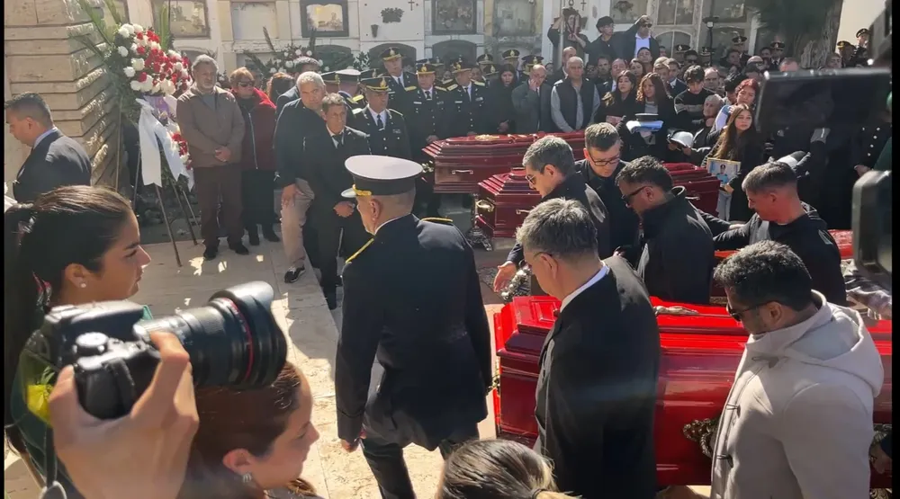 Funeral funcionarios muertos en tragedia helicóptero