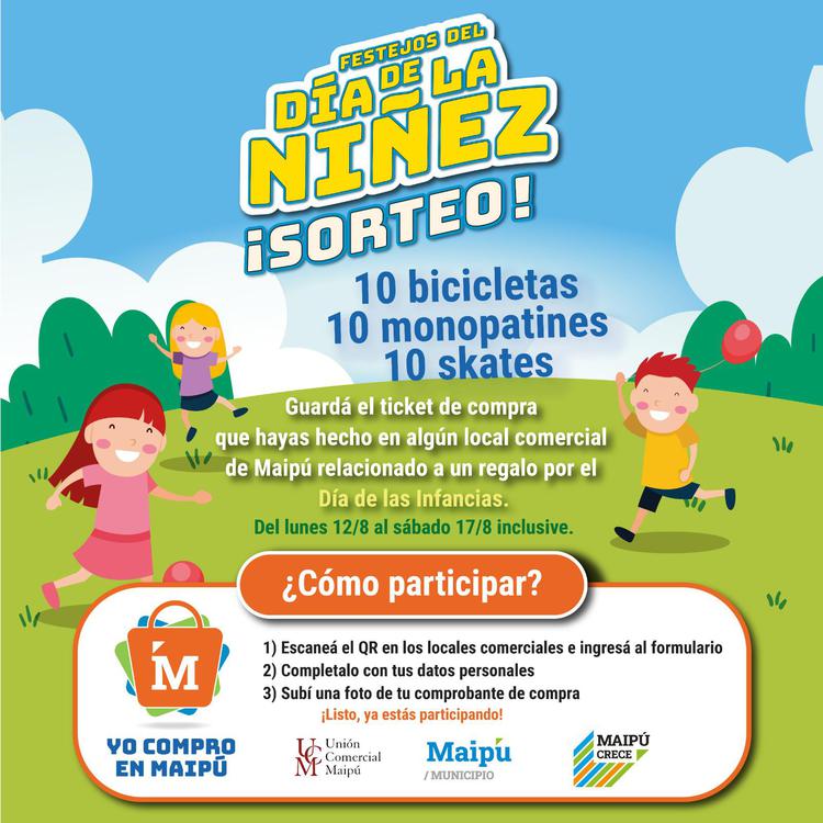 Sorteo del día de la Niñez Maipú