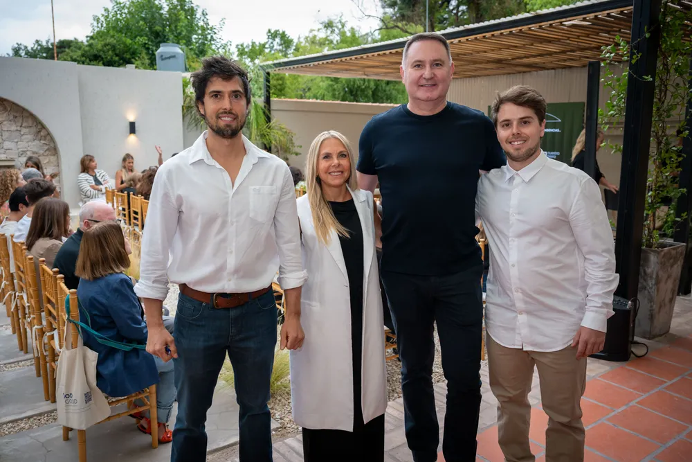 Braulio Gnesi, Celia Orsini, Paulo Sartori y Julián Gnesi