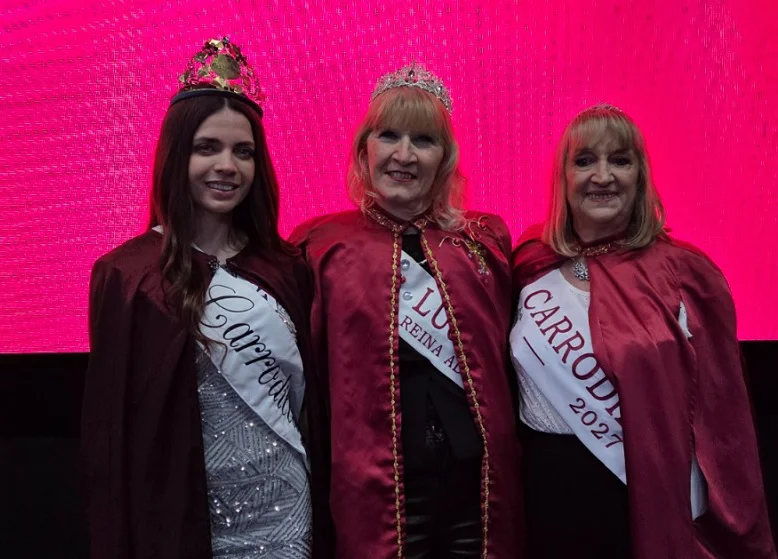 Ana Paula y reinas de adultos mayores