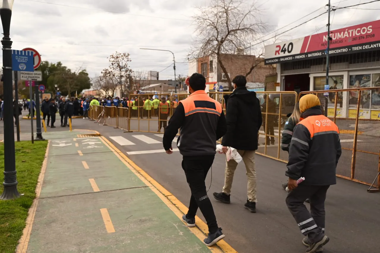 Operativo Tomba, cortes de transito