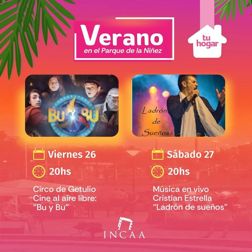 Las Heras, verano en el parque de la niñez