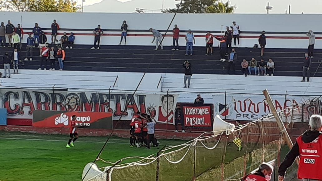 De penal y en tiempo de descuento ganó Maipú