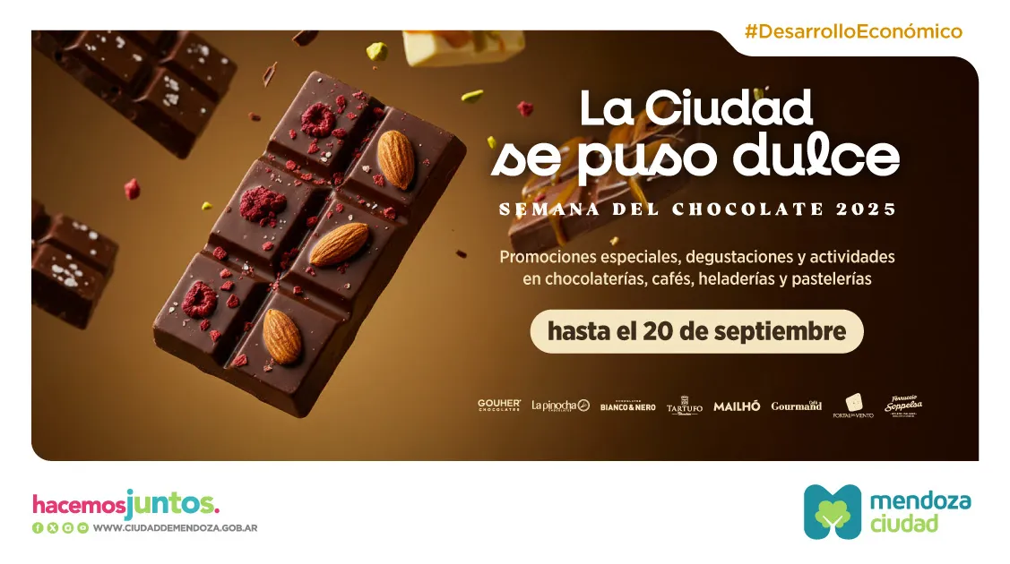 semana del chocolate flyer