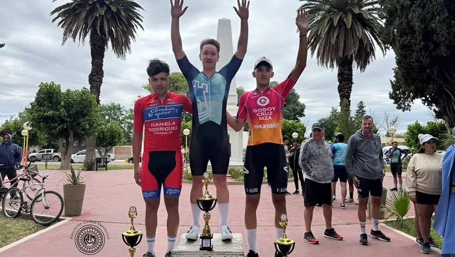 Ciclismo, podio 3ra fecha, Junin