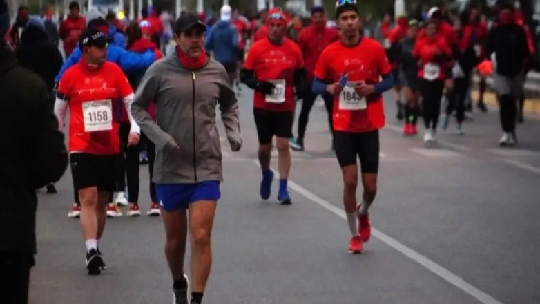 Maratón solidaria, club Alfiles de San Juan