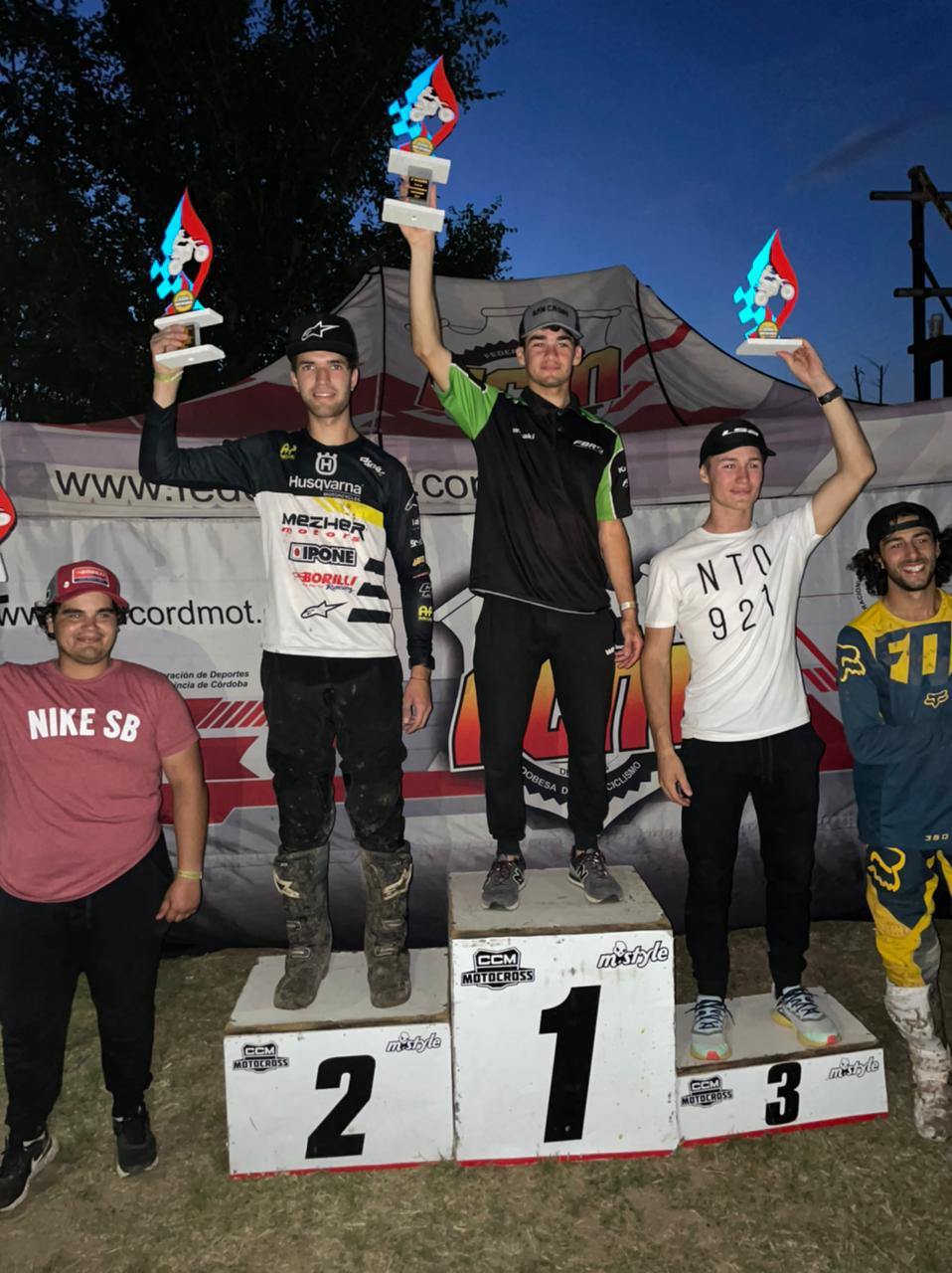 Luciano Righi, podio en Córdoba