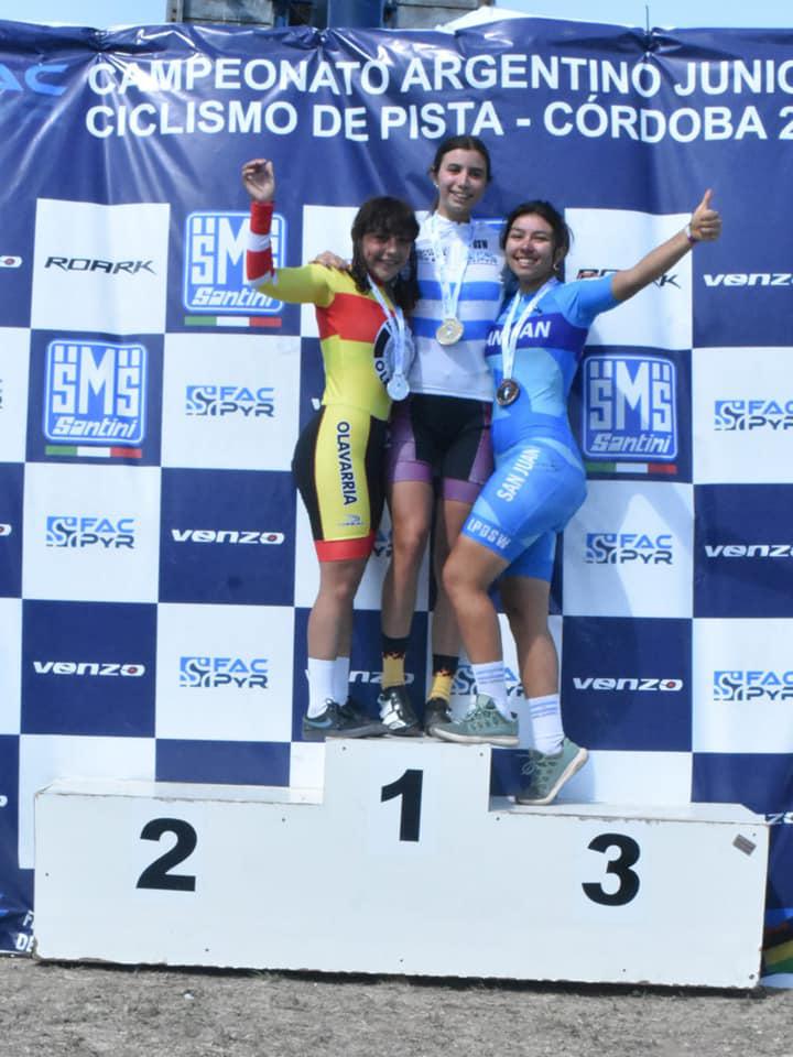 Ciclismo, Argentino en Córdoba, Julieta Benedetti campeona