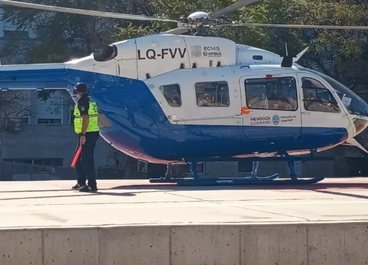 helicoptero policial mendoza