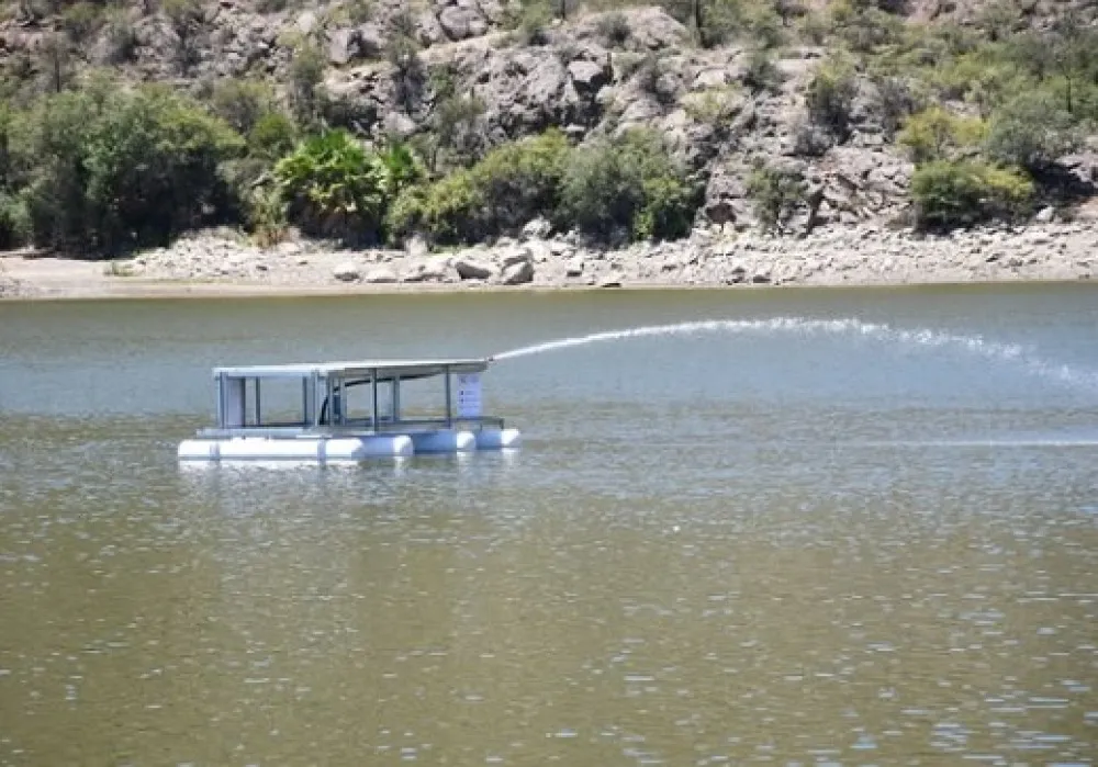 balsa flotante San Juan