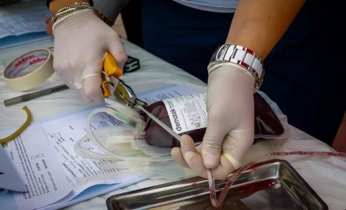 Colecta de sangre en Guaymallén 1