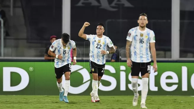Eliminatorias Conmebol, Argentina 1-Colombia 0, Télam