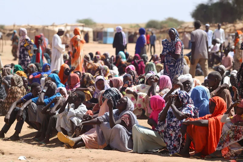 Personas desplazadas en Tawila, Sudán. Créditos ACNUR - Mohammed Jalal