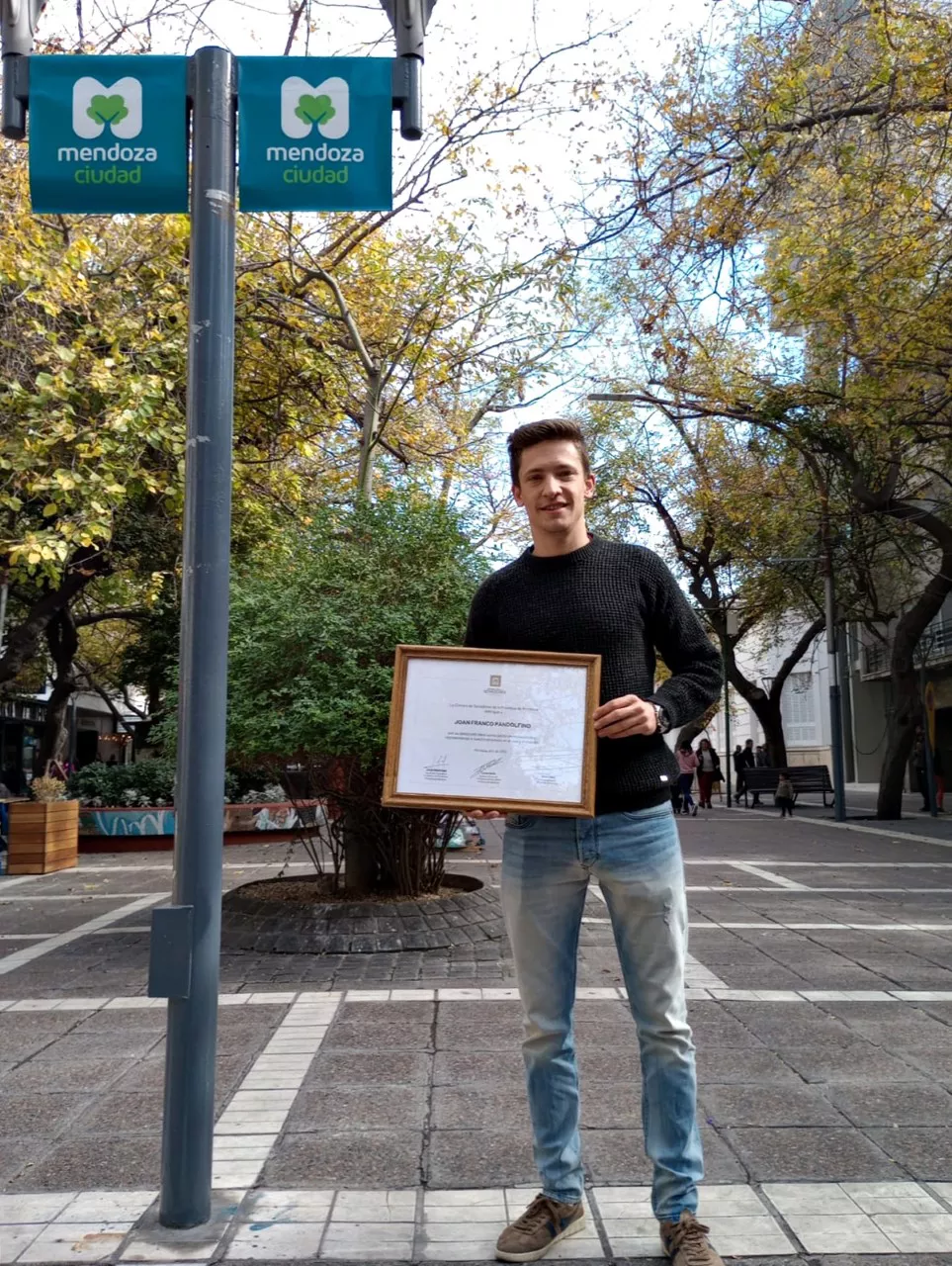 Franco Pandolfino, distinción legislativa