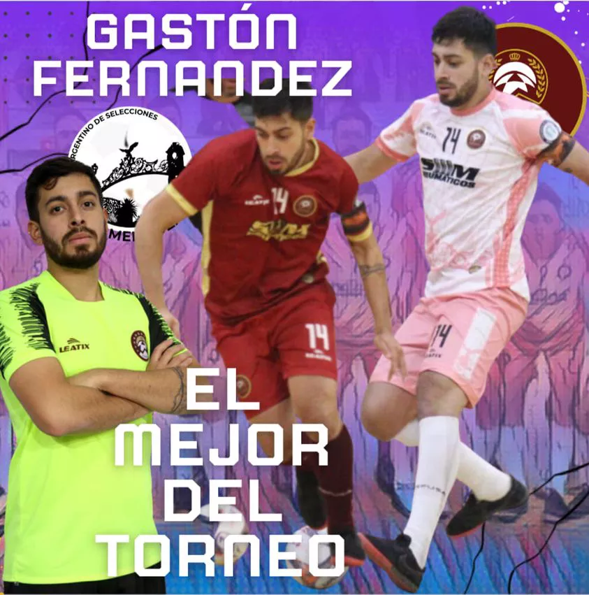 futsal, Gastón Fernández, el mejor del torneo