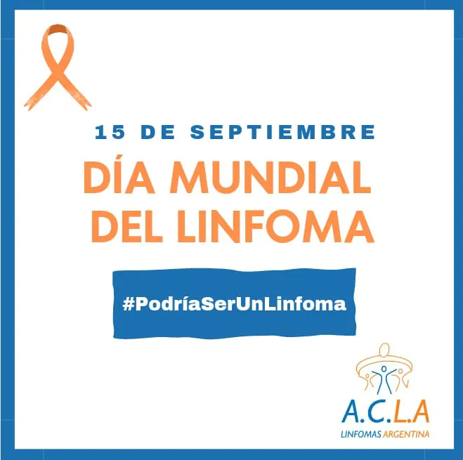 Flyer Día Mundial del Linfoma 2023