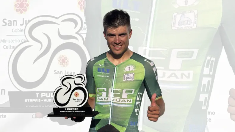 Vuelta a San Juan, Leonardo Cobarrubia, foto gentileza Gerardo Messina