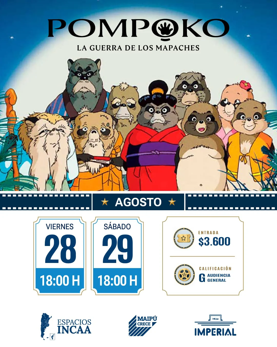 Cartelera Cine Teatro Imperial Maipú 3