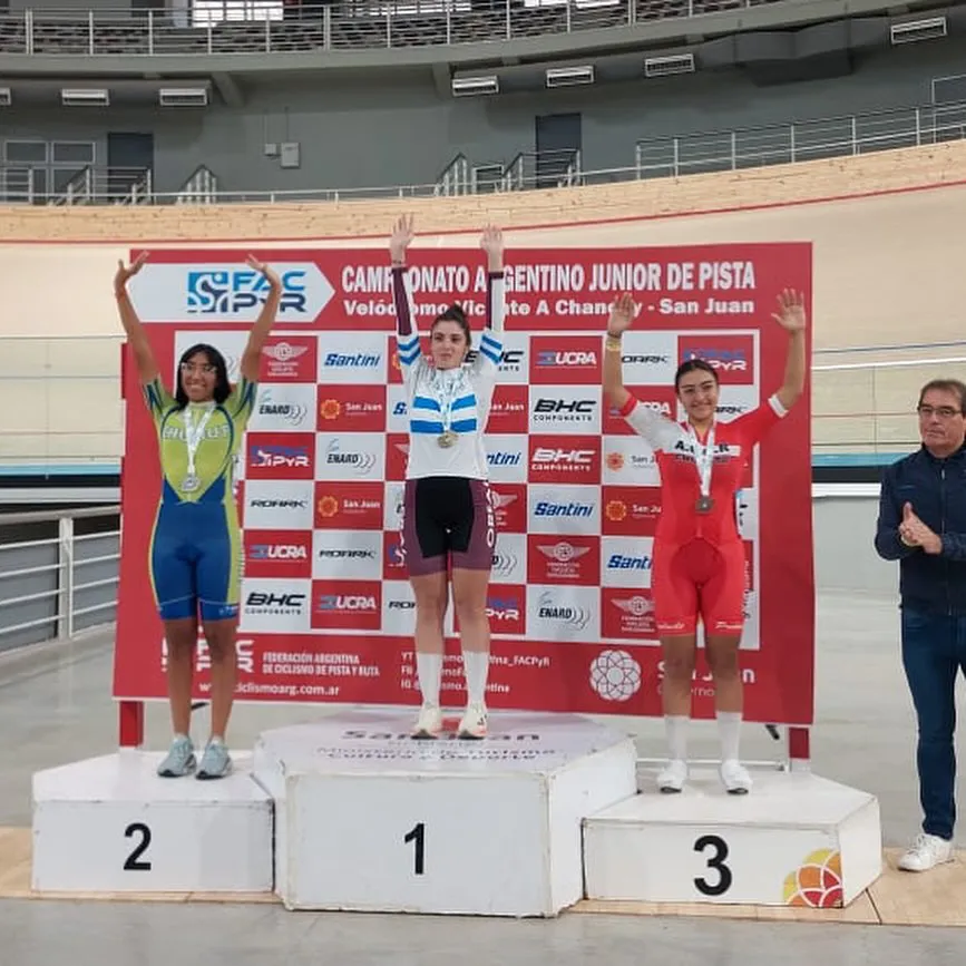 Ciclismo,, Abril Ureta,, campeona argentina