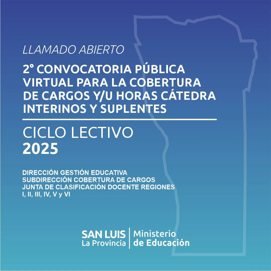 llamado abierto docentes sl