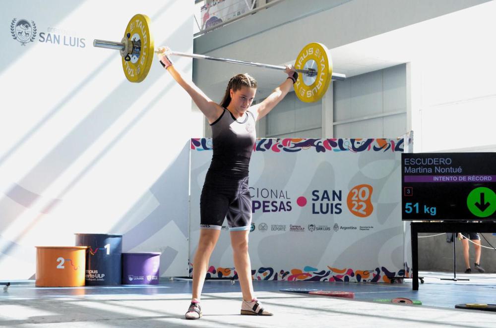 San Luis, torneo de levantamiento olímpico